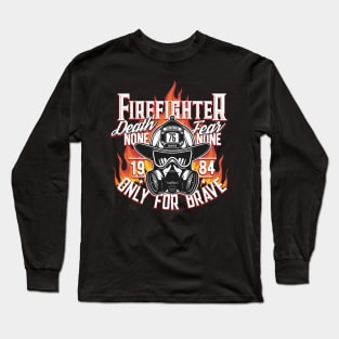 Volunteer Fire Brigade Firefighter Gift Long Sleeve T-Shirt